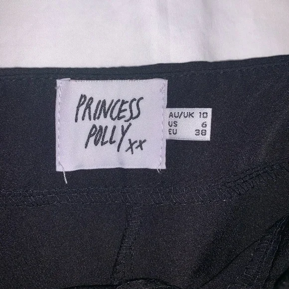 Princess Polly Luner Flared Black Pants - Picture 6 of 10